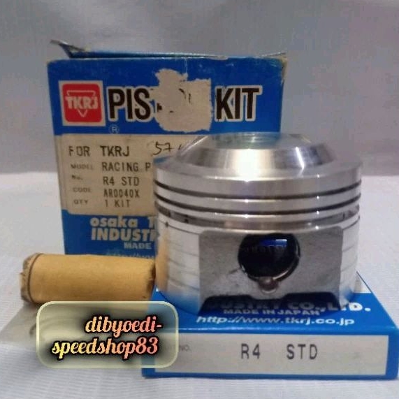 Piston kit 57 pen 15 Dum type casting TKRJ RACING seher piston assy 57 pen 15 TKRJ RACING
