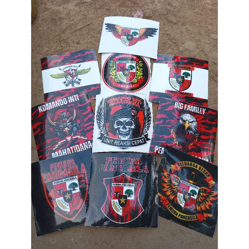 

STIKER PEMUDA PANCASILA 1 SET 10 PCS ANTI AIR