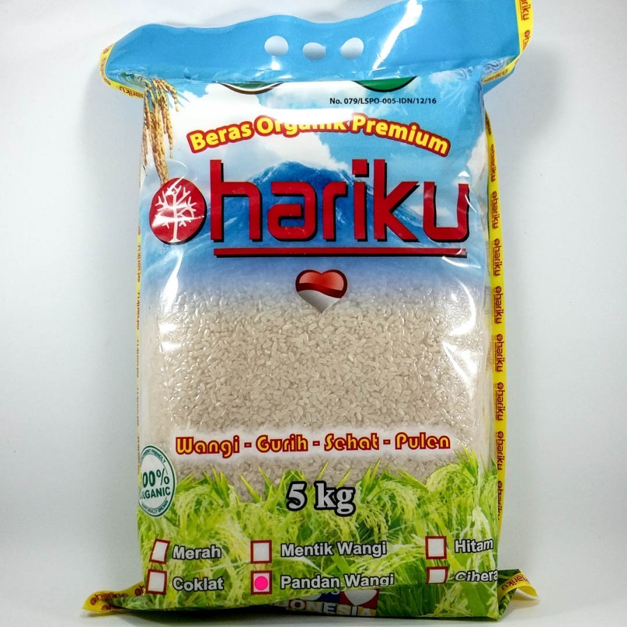 

Beras Pandan Wangi 5kg - Hariku
