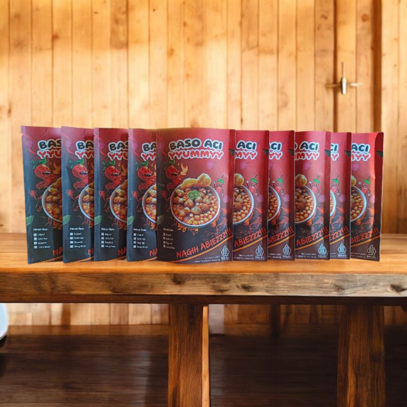 

Paket Usaha / Paket Reseller 10 pcs Baso Aci Yyummyy Premium | BAKSO ACI PEDAS NO. 1 DI INDONESIA