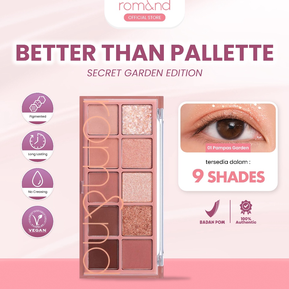 KODE M37A ROMAND  Better Than Palette  Secret Garden Series