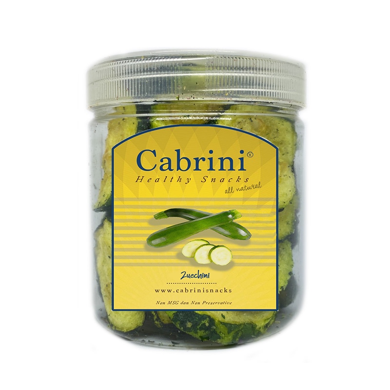 

CABRINI SNACKS keripik Zukini 500 ml Keripik Sayur Premium Cemilan Sehat Diet Viral