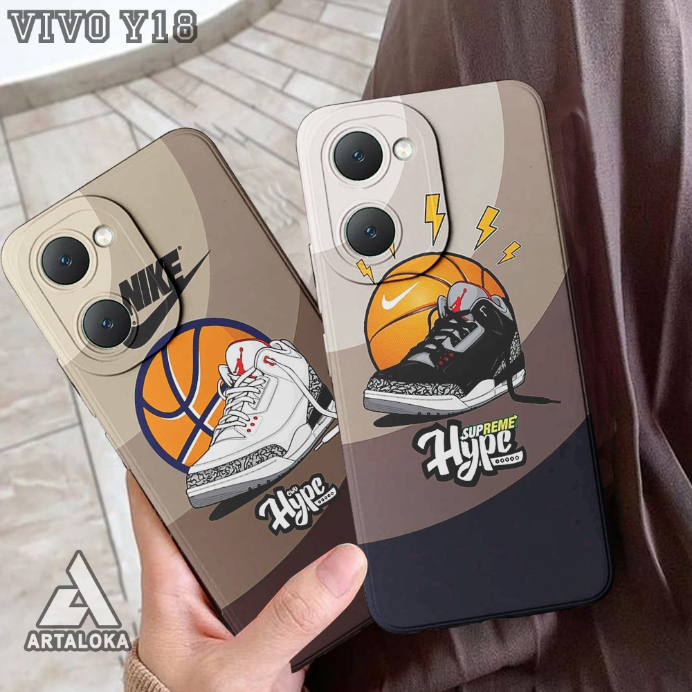 Softcase Hp VIVO Y18 2024/Y03/Y12/Y12S/Y28/Y21S/Y33S Motif Branded Hits Trendy Kekinian - Case Hp - 