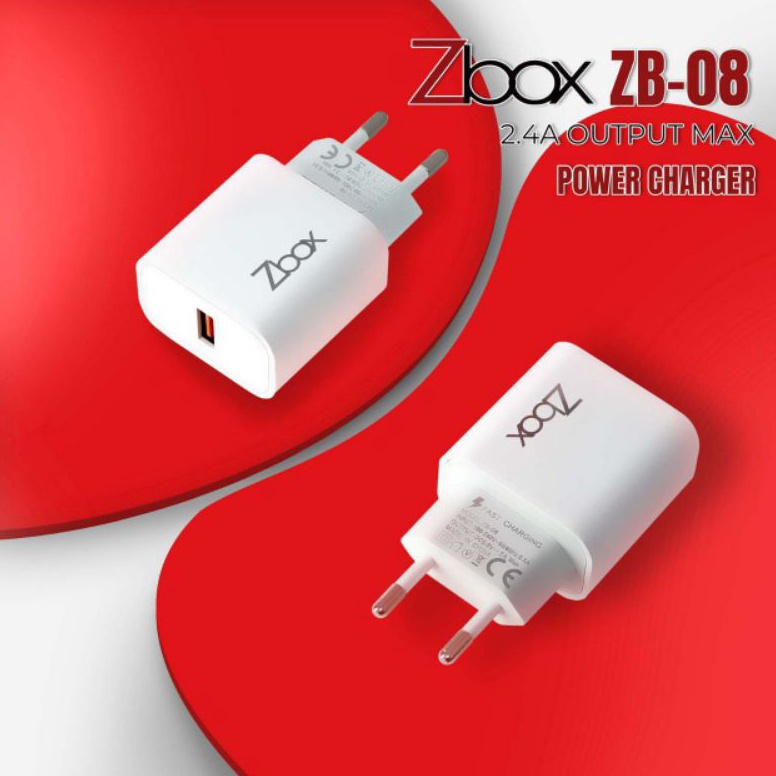 Promo Sale BATOK CHARGER ZBOX ZB8 24A BIJIAN  KEPALA CAS