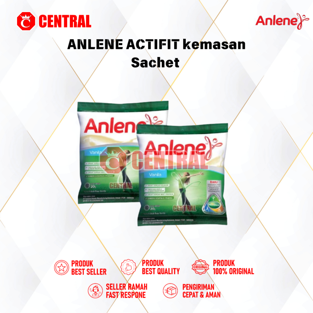 

ANLENE ACTIFIT kemasan Sachet 5@20gr /Centralbandung