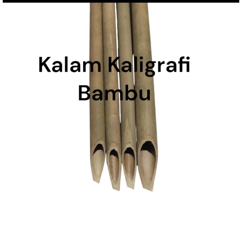 

Kalam Kaligrafi Bambu Raut Halus murah (1 Kalam)