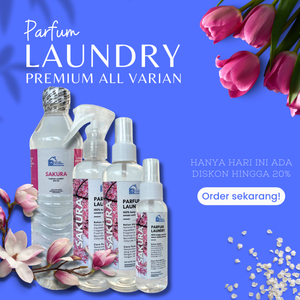 Perfume mawar laundry pewangi pakaian laundry tahan lama 1 Liter