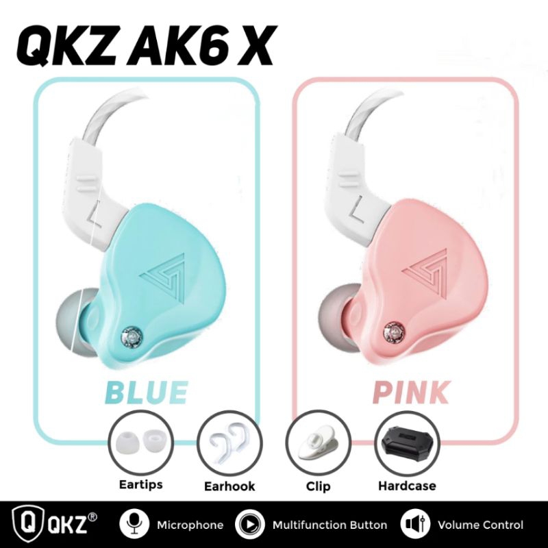 Earphone QKZ AK6 X HIFI IEM Earphone WITH MIC