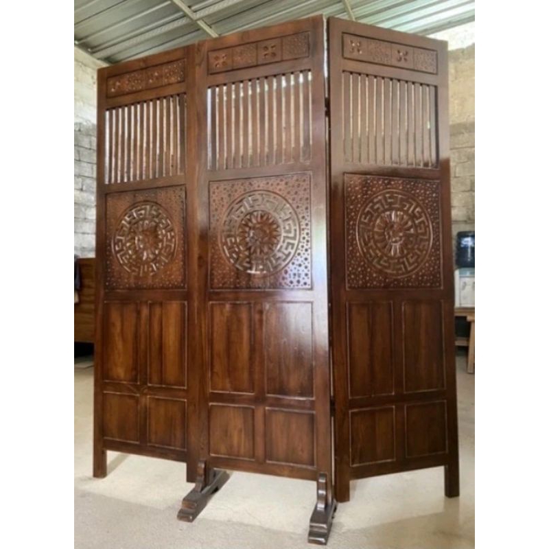 penyekat ruangan/partisi jati