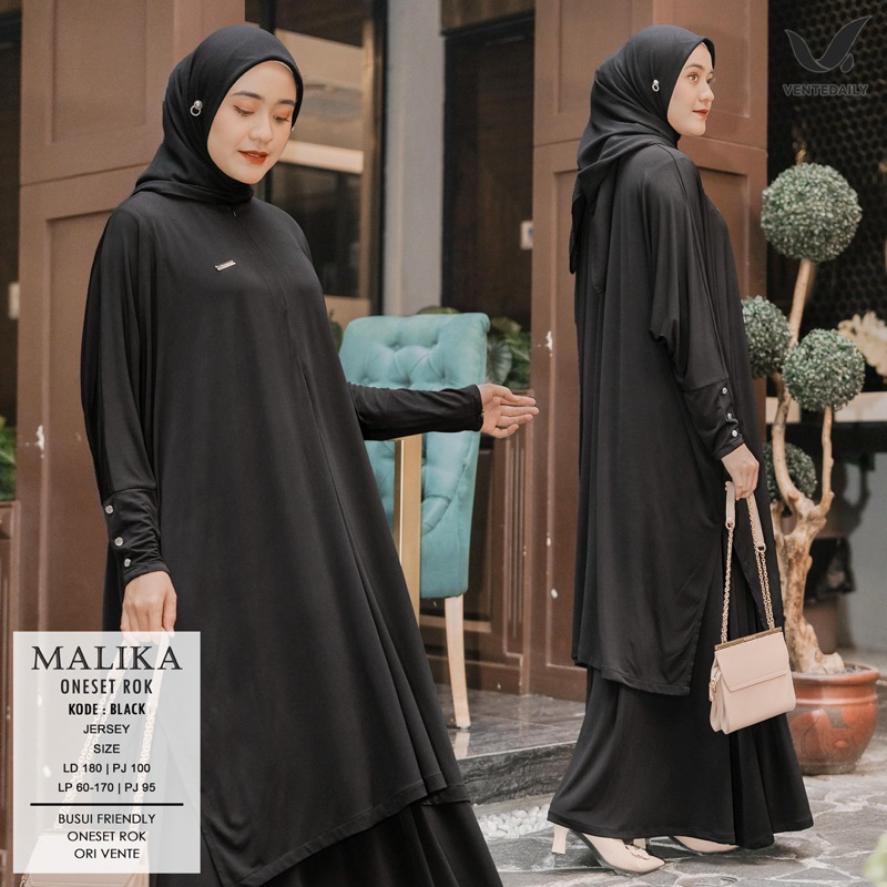 HAILA SET HIJAB VENTE / ELMA SET HIJAB VENTEDAILY SETELAN JERSEY HIJAB / ELMA ONESET JUMBO LD 130 BI