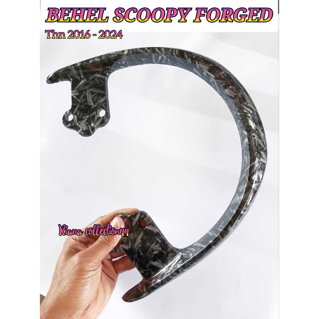 BEHEL SCOOPY CARBON WTP / BEGEL SCOOPY OLD - NEW MOTIP CARBON WTP BAHAN ALUMUNIUM