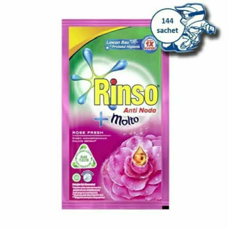 Rinso cair sachet / renceng / 6 pcs