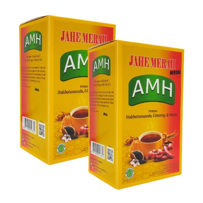 

Jahe Merah Herbal AMH box isi 20 sachet