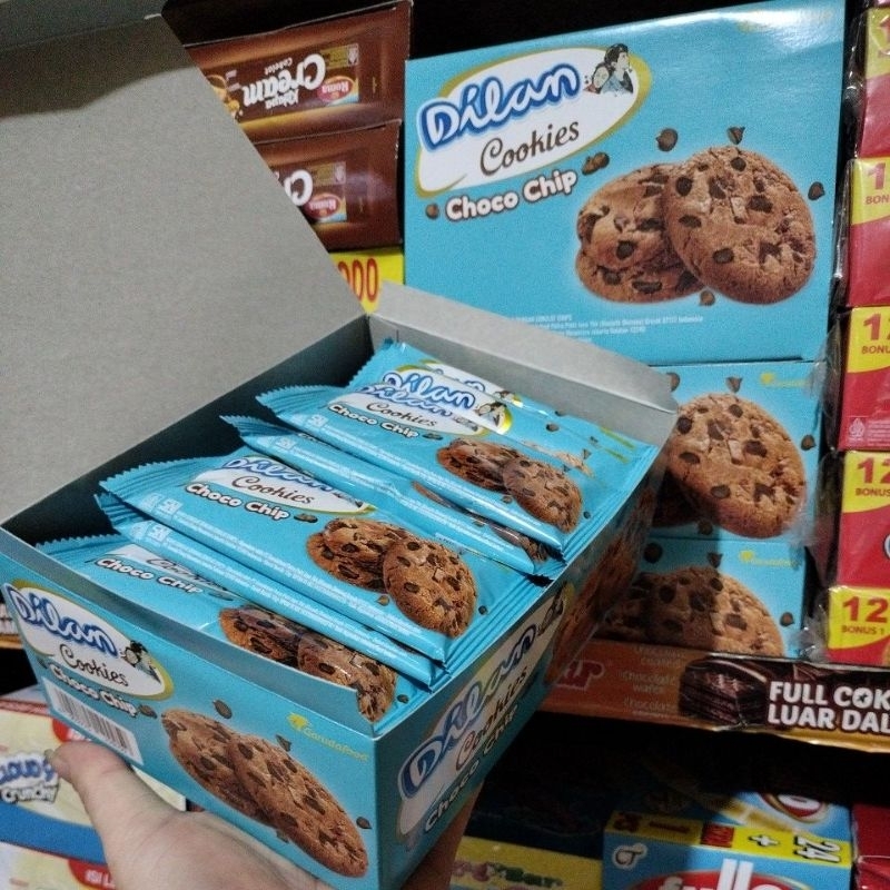 

DILAN Cookies Choco Chip harga 1 box isi 23 pcs