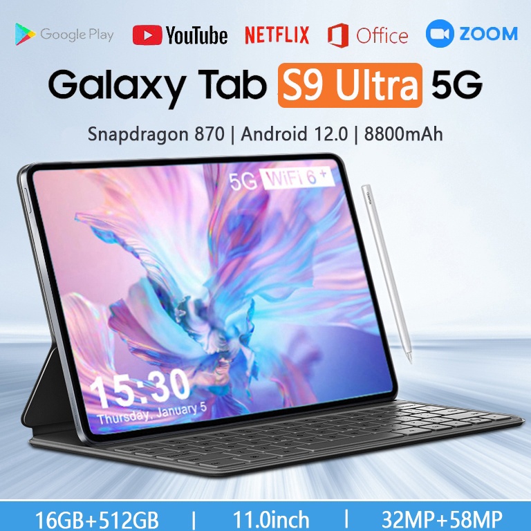Jaminan Kualitas Bisa CODTablet PC Asli Baru Galaxy Tab S9 S9 Ultra 16GB  512GB Tablet Android 11inc