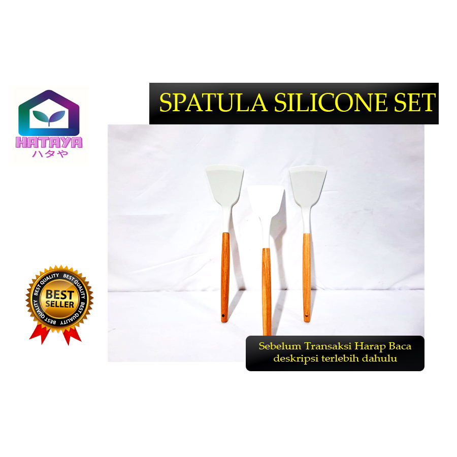 HATAYASHOP-SPATULA SILICONE SET/SODET SILICONE/SOP SILICONE/SODET KIPAS SILICONE/SODET SILICONE