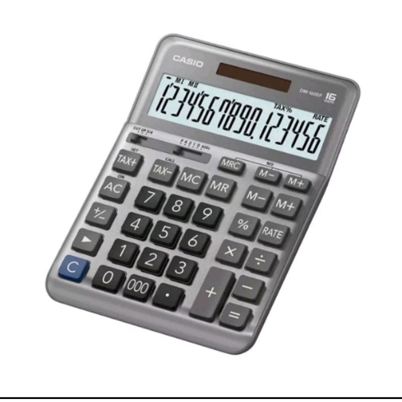 

alat berhitung kalkulator Casio DM-1600F calculator praktis kalkulator kantor 16 digit