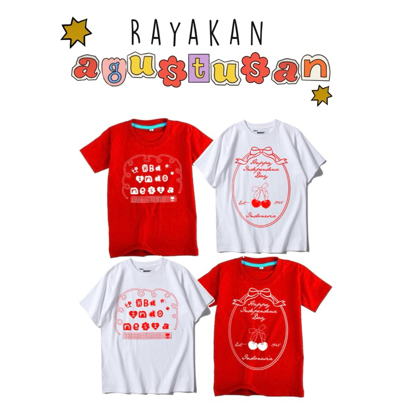 Kaos Merah Putih 17 Agustus Kemerdekaan