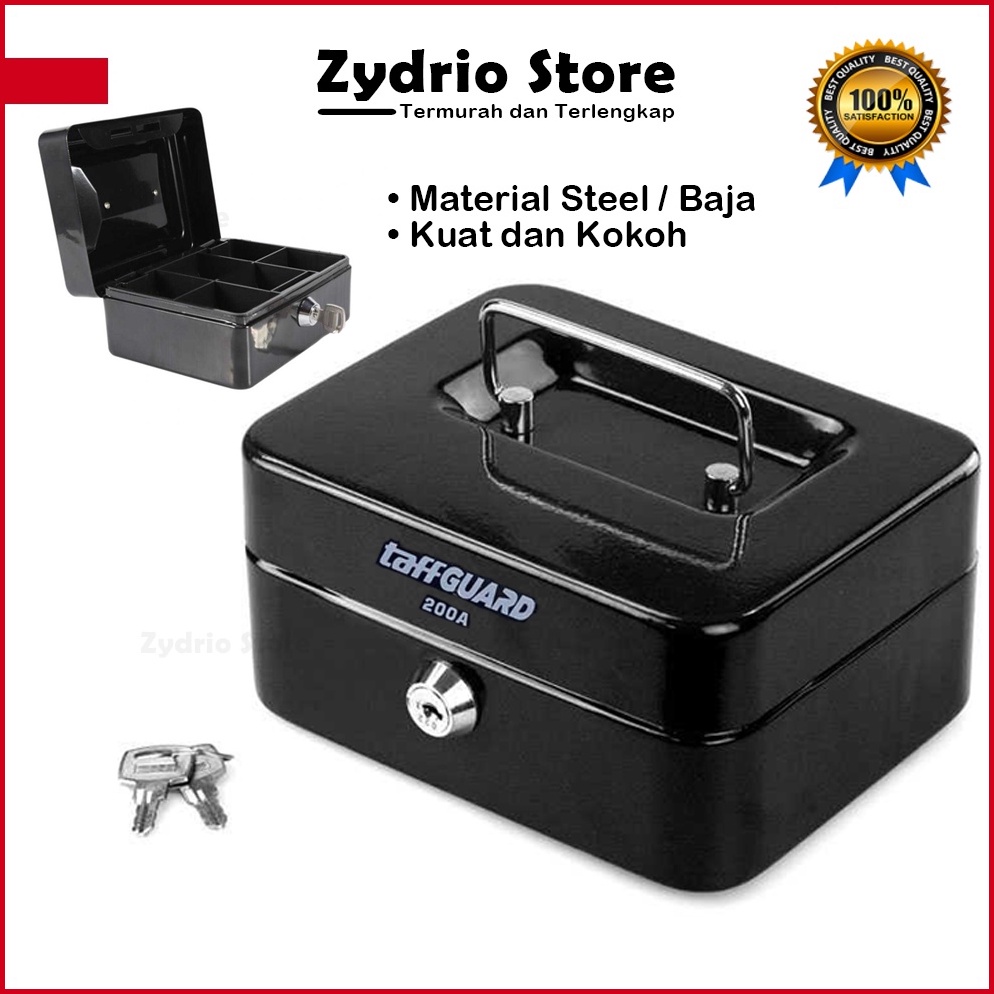 Terbaik Brankas Mini Safety Box  Besi Laci Tempat Penyimpanan Uang Perhiasan