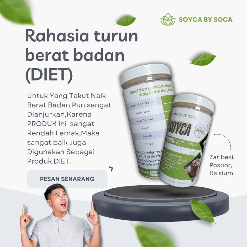 

SOYCA SUSU DIET TINGGI PROTEIN 500GR ANTI ALERGI SUSU
