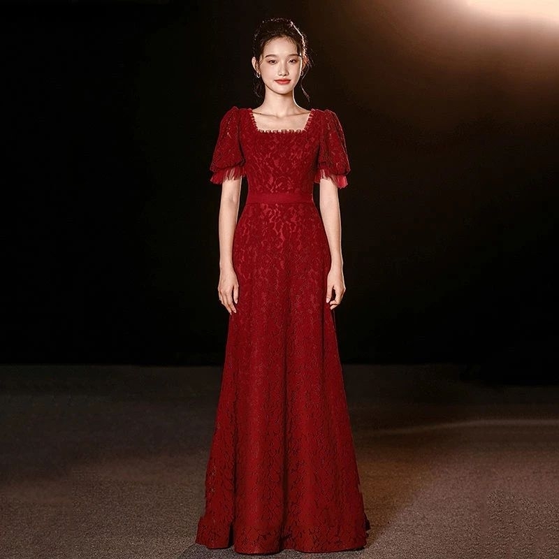 Preloved Dress Party Maroon