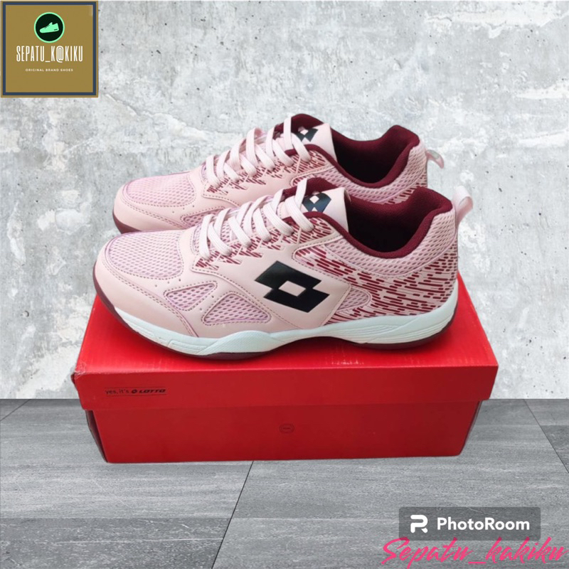 Sepatu Badminton Lotto LOB Badminton "Pink"