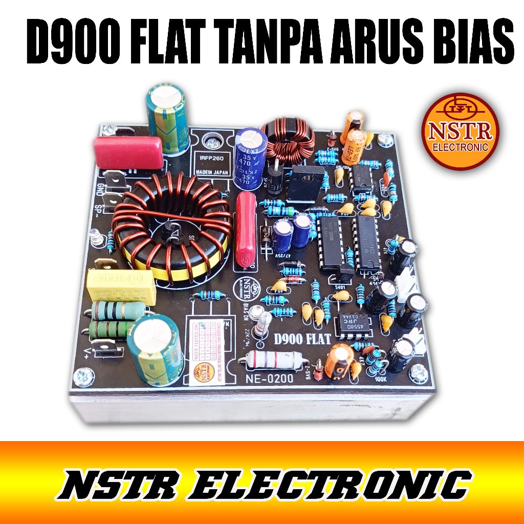 D900 FLAT D900 DISCRETE TANPA ARUS BIAS SUPER HIFI AUDIO CLARITY