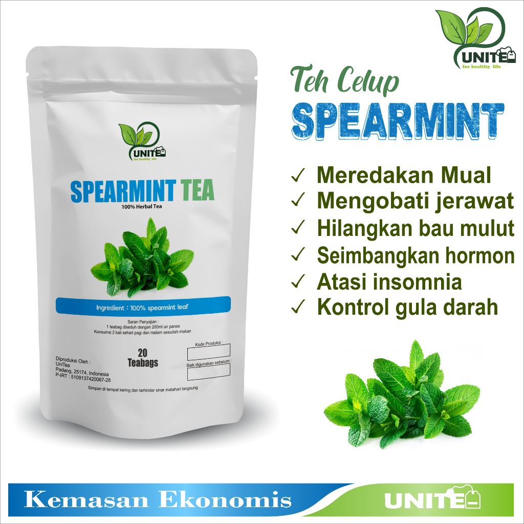 

TEH CELUP SPEARMINT ASLI AROMA SEGAR 20 teabags