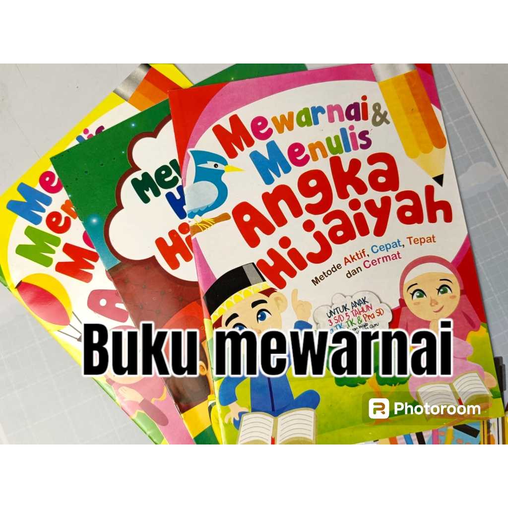 

Buku mewarnai membaca dan menulis