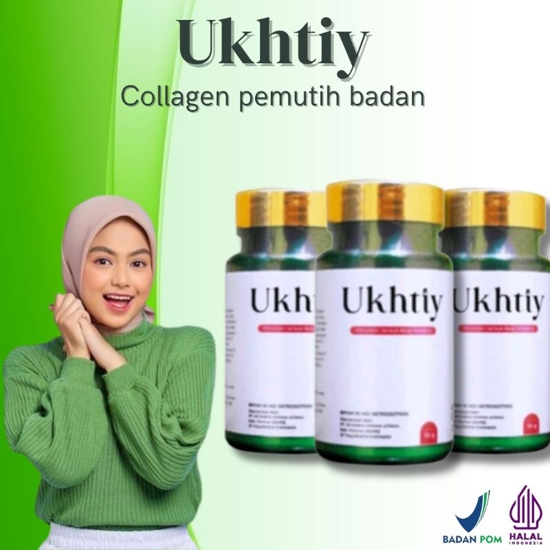 Ukhtiy Collagen Drink - Ukhtiy Collagen Original Cerahkan Kulit Secara Alami