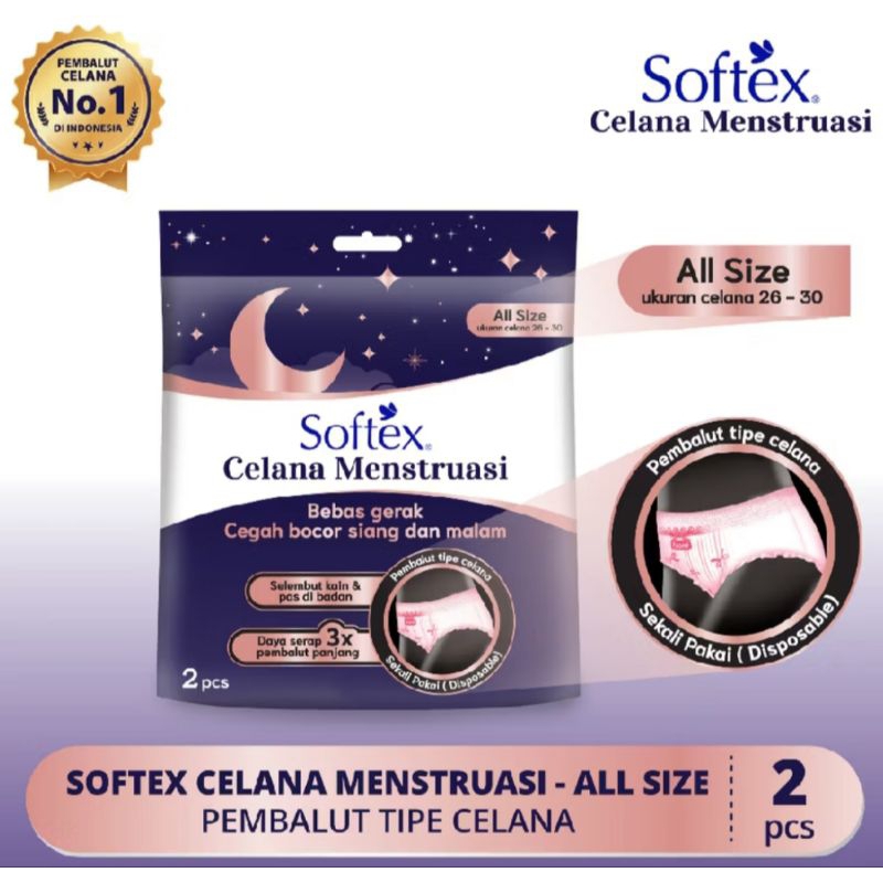 Softex celana menstruasi
