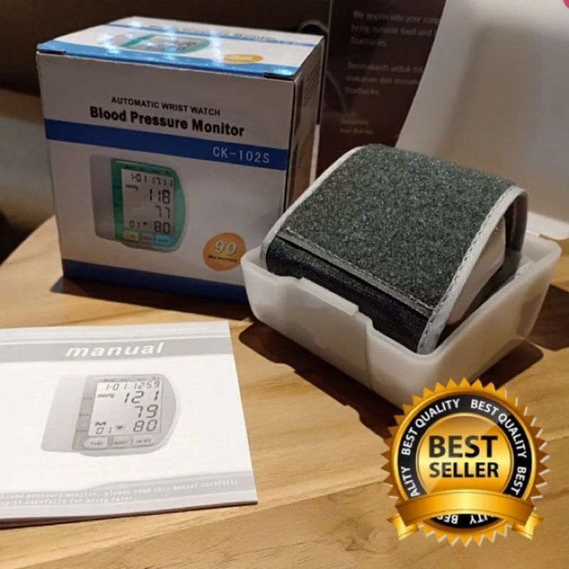 CK102S. TENSIMETER DIGITAL ALAT CEK PENGUKUR TEKANAN DARAH PERGELANGAN TANGAN