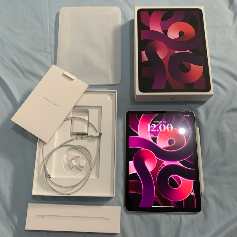 ( SOLD OUT❗️)Ipad Air 5 M1 64GB Pink 10,9 Inch Wifi Only + Include Apple Pencil Gen 2