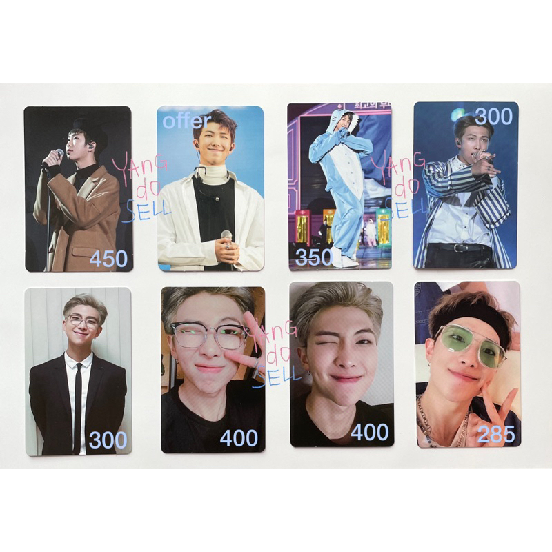 BTS RM Namjoon Official photocard dvd, seasong greetings, wings & mots concept book