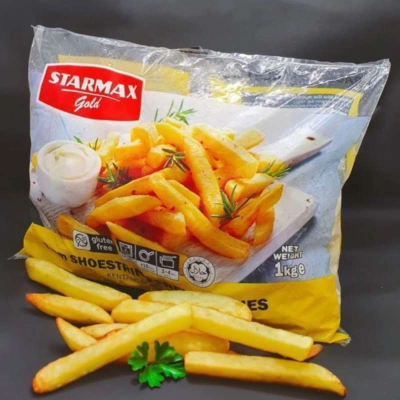 

STARMAX BERNARDI KENTANG/ Starmax french fries 1kg/ Bernardi french fries/ kentang goreng