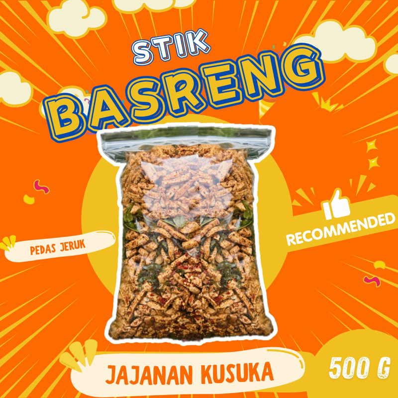 

BASRENG STIK PEDAS DAUN JERUK GURIH ISI 500/1000gram