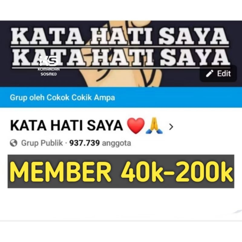 Jual Grup Facebook (produk sesuai pict)