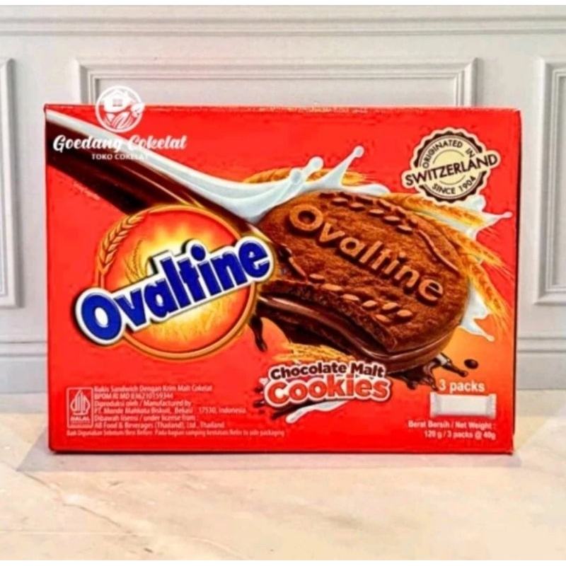 

Ovaltine Chocolate Malt Cookies Box 120gr