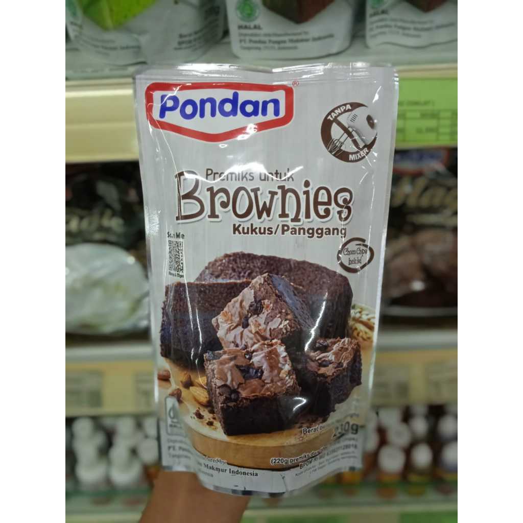 

Pondan Premiks Untuk Brownis Kukus/Panggang 230gr