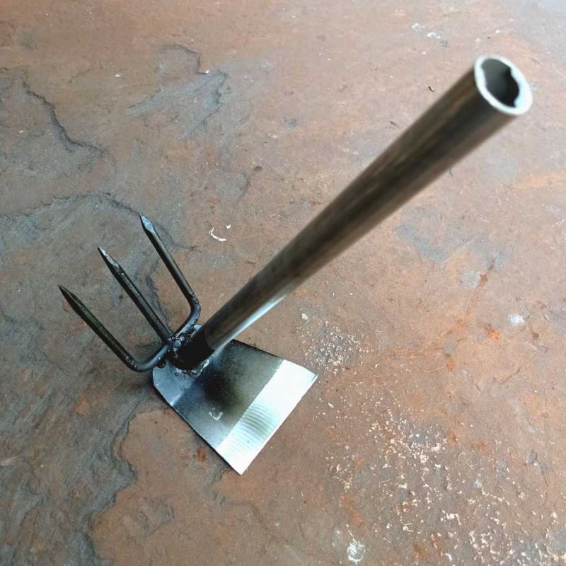 Cangkul 2 In 1 / Cangkul Rumput / Garukan Sampah multifungsi/ Garpu Rumput / Cangkul Mini