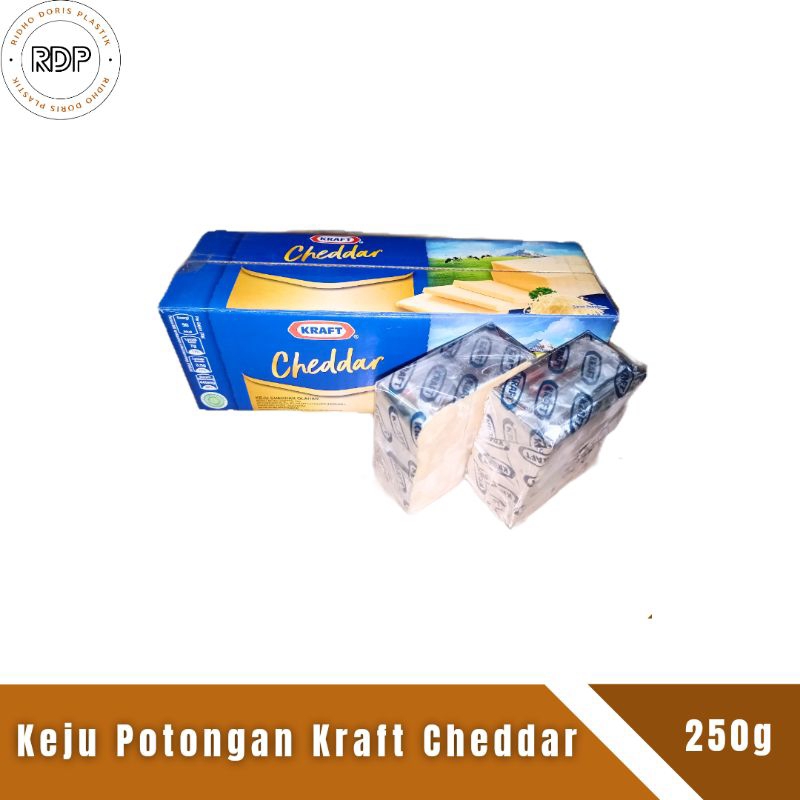 

Keju Kraft Cheddar 2 kg, repack 250g