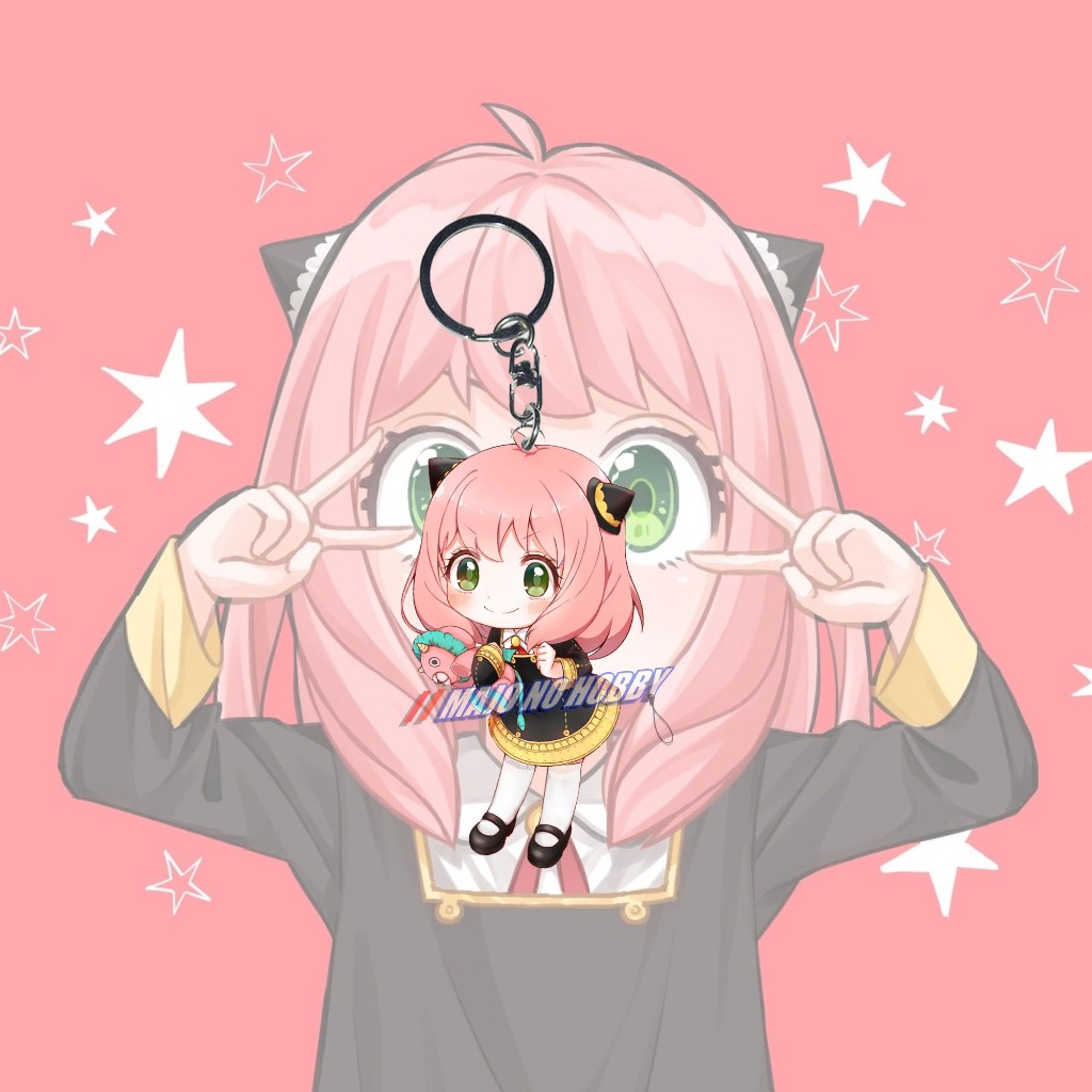 Gantungan Kunci Anime Spy x Family - Anya Forger - Ganci - Key Chain - Anime - Game