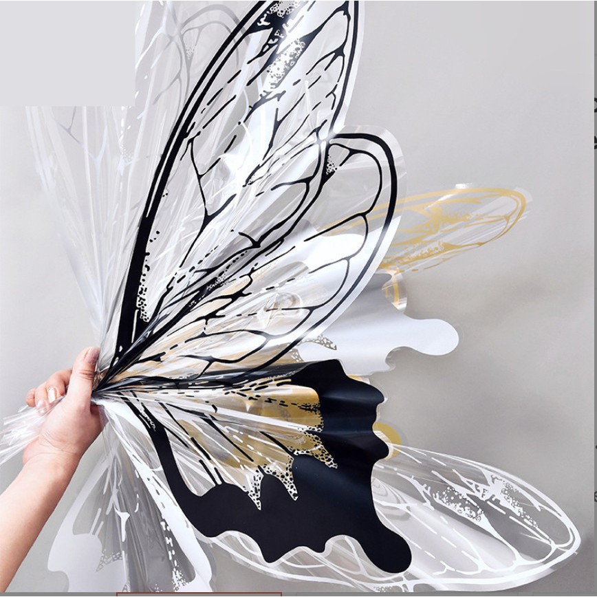 

Cellophane Kertas Buket Butterfly Kupu-Kupu Flower Wrapping