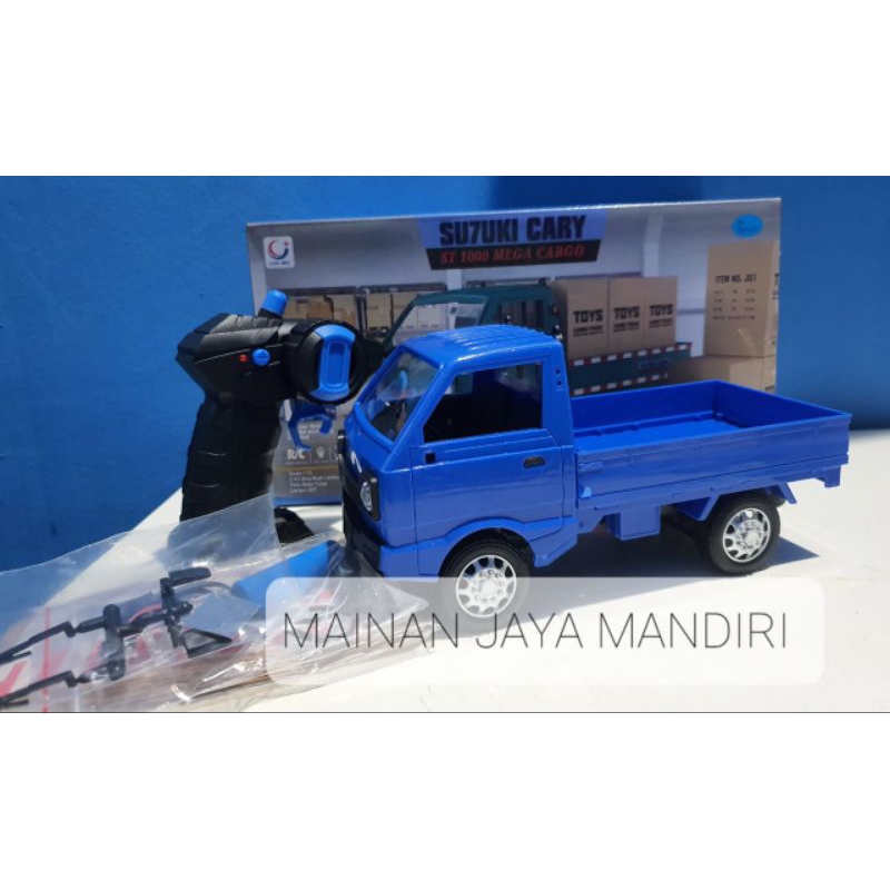 Mainan mobil pickup box barang RC