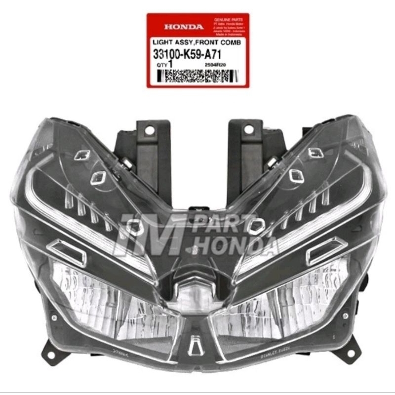 lampu depan vario 150 2018 - 2023 asli 33100K59A71