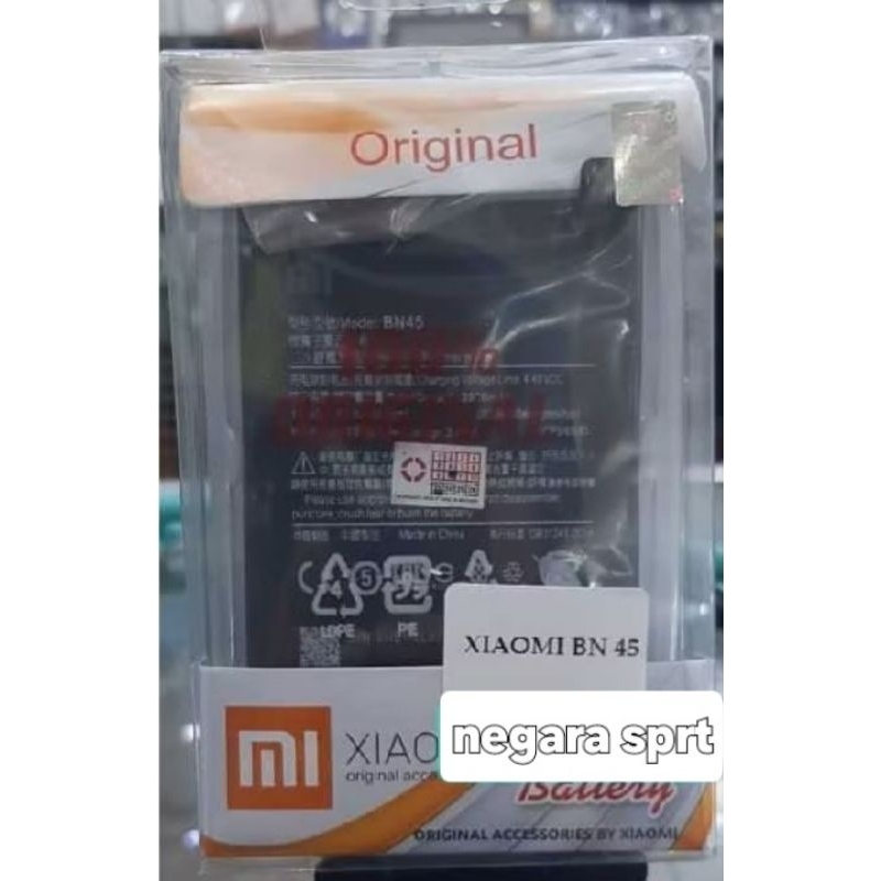 BATRE BATERAI XIAOMI NOTE 5PRO BN45 ORIGINAL