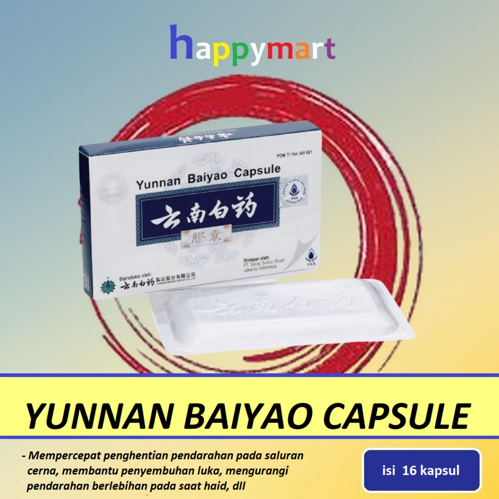 

Yunnan Baiyao - YB Kapsul untuk pendarahan