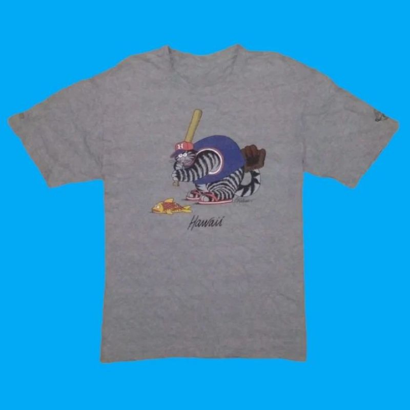 VINTAGE KUCING GEMUK HAWAII SHIRT