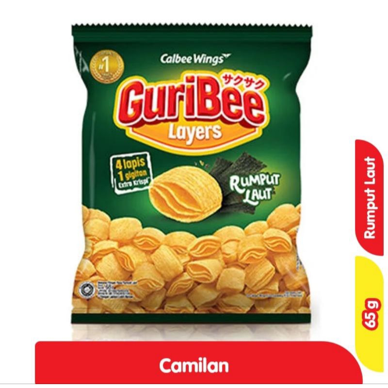 

guribee 65gr rumput laut dan BBQ balado