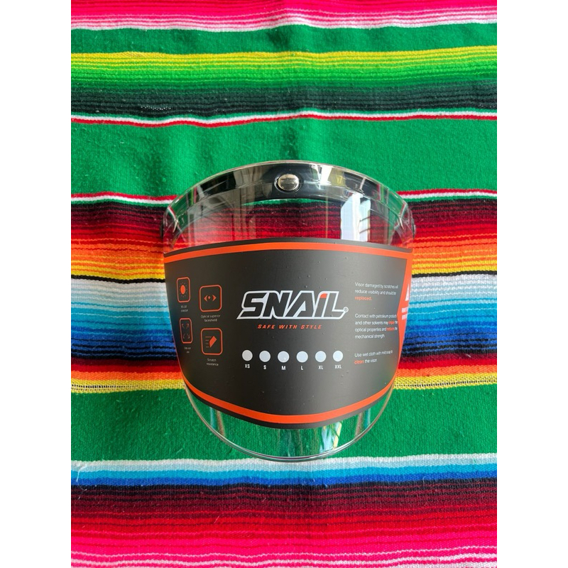 kaca helm snail Original